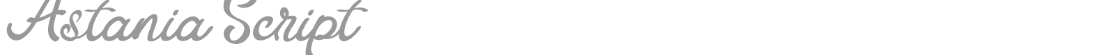 Astania Script font preview